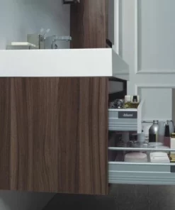 BERNSTEIN Ensemble De Salle De Bain A1000, Armoire De Toilette, Vasque Et Meuble Sous Vasque, Noyer Foncé -BERNSTEIN Shop 10576824 3