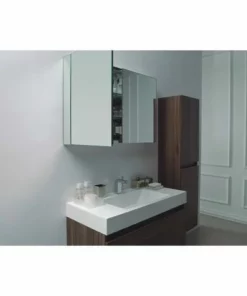 BERNSTEIN Ensemble De Salle De Bain A1000, Armoire De Toilette, Vasque Et Meuble Sous Vasque, Noyer Foncé -BERNSTEIN Shop 10576824 4