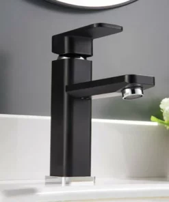 BERNSTEIN Robinet Mitigeur Pour Lavabos Vasques 1233CB Chromé/noir