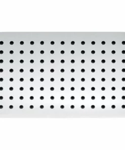 Tête De Douche BERNSTEIN DE LUXE En Laiton Massif Chromé, Rectangulaire DPG2011 - 30x20cm