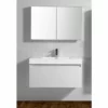 BERNSTEIN Ensemble De Salle De Bain A-1000 BASIC, Armoire De Toilette, Vasque Et Meuble Sous Vasque, Blanc -BERNSTEIN Shop 10576892 1