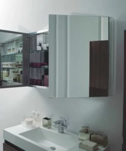 BERNSTEIN Ensemble De Salle De Bain A-1000 BASIC, Armoire De Toilette, Vasque Et Meuble Sous Vasque, Blanc -BERNSTEIN Shop 10576892 4