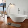 BERNSTEIN Baignoire îlot Ovale En Acrylique BELLAGIO Blanc,180x86cm Avec Robinetterie 8028 -BERNSTEIN Shop 10576900 1