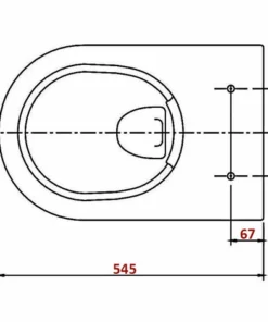 Toilettes Suspendues Design BERNSTEIN Nano Avec Couvercle à Fermeture Progressive NT2019 -BERNSTEIN Shop 10576906 4