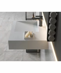 BERNSTEIN Lavabo / Vasque à Suspendre PB2014 - 74 X 50 X 13cm En Résine De Synthèse (Solid Stone) 11 BERNSTEIN Lavabo / Vasque à Suspendre PB2014 - 74 X 50 X 13cm En Résine De Synthèse (Solid Stone) -BERNSTEIN Shop 10576916 5