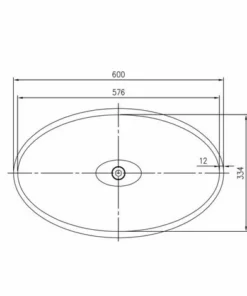 BERNSTEIN Lavabo Colonne Totem WAVE PB2175 - 60 X 37 X 90 Cm - Blanc - Solid Stone -BERNSTEIN Shop 10576918 4