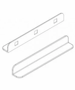 BERNSTEIN Étagère Murale Pour Salle De Bain En Fonte Minérale PB4202 - 90x12x12 Cm -BERNSTEIN Shop 10576924 4