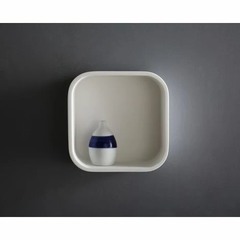 BERNSTEIN Étagère Murale Pour Salle De Bain En Fonte Minérale PB4205 - 30x15x30cm 3 BERNSTEIN Étagère Murale Pour Salle De Bain En Fonte Minérale PB4205 - 30x15x30cm