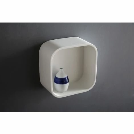 BERNSTEIN Étagère Murale Pour Salle De Bain En Fonte Minérale PB4205 - 30x15x30cm 4 BERNSTEIN Étagère Murale Pour Salle De Bain En Fonte Minérale PB4205 - 30x15x30cm – Image 2