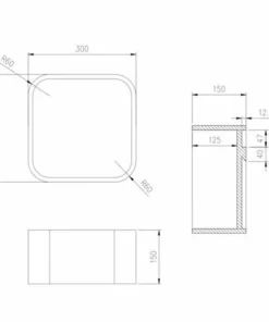 BERNSTEIN Étagère Murale Pour Salle De Bain En Fonte Minérale PB4205 - 30x15x30cm 10 BERNSTEIN Étagère Murale Pour Salle De Bain En Fonte Minérale PB4205 - 30x15x30cm -BERNSTEIN Shop 10576927 4