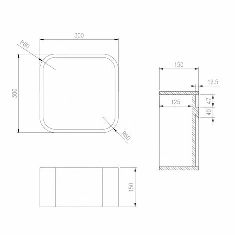 BERNSTEIN Étagère Murale Pour Salle De Bain En Fonte Minérale PB4205 - 30x15x30cm 6 BERNSTEIN Étagère Murale Pour Salle De Bain En Fonte Minérale PB4205 - 30x15x30cm – Image 4