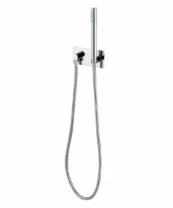 BERNSTEIN Applique Murale Avec Support De Douche CZT050B - Y Compris Douchette à Main Et Flexible