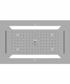 BERNSTEIN Douche De Tête Encastrable Au Plafond XXL- Douche De Tête En Acier Inoxydable DPG5030 - 70 X 38 Cm