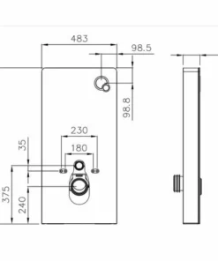 BERNSTEIN Module Sanitaire 805 Pour WC Suspendu - Noir - Avec Plaque De Décléchement 11 BERNSTEIN Module Sanitaire 805 Pour WC Suspendu - Noir - Avec Plaque De Décléchement -BERNSTEIN Shop 10576942 5