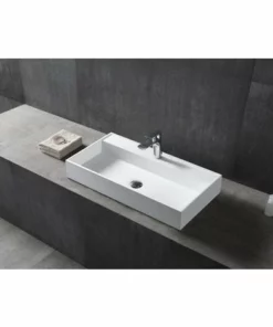 BERNSTEIN Vasque à Poser, TWG12, En Fonte Minérale (pure Acrylique) - 90x45x11cm