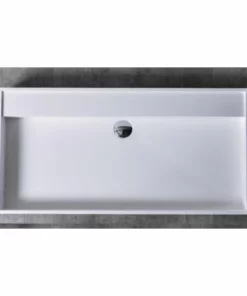 BERNSTEIN Vasque à Poser, TWG12, En Fonte Minérale (pure Acrylique) - 90x45x11cm -BERNSTEIN Shop 10576952 4