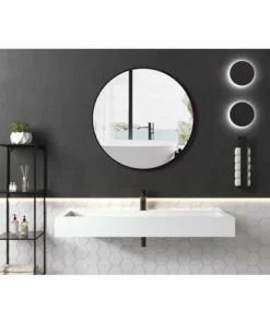 BERNSTEIN Vasque à Poser Ou Pour Montage Mural PB2079 En Pierre Solide - 120 X 46 X 13 Cm - Blanc Mat -BERNSTEIN Shop 10583236 2