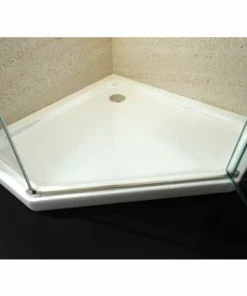 BERNSTEIN Paroi De Douche Sans Cadre Pentagonale En Verre Véritable NANO EX415 - 100x100x195cm -BERNSTEIN Shop 10583243 2