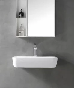 BERNSTEIN Vasque à Poser Ou Lavabo à Suspendre TWG201 En Solide Surface (Solid Stone) – Blanc Mat – 60 X 40 X 14 Cm 10 BERNSTEIN Vasque à Poser Ou Lavabo à Suspendre TWG201 En Solide Surface (Solid Stone) – Blanc Mat – 60 X 40 X 14 Cm -BERNSTEIN Shop 10583275 4