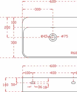 BERNSTEIN Vasque à Poser Ou Lavabo à Suspendre TWG201 En Solide Surface (Solid Stone) – Blanc Mat – 60 X 40 X 14 Cm 11 BERNSTEIN Vasque à Poser Ou Lavabo à Suspendre TWG201 En Solide Surface (Solid Stone) – Blanc Mat – 60 X 40 X 14 Cm -BERNSTEIN Shop 10583275 5