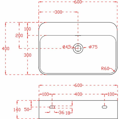 BERNSTEIN Vasque à Poser Ou Lavabo à Suspendre TWG201 En Solide Surface (Solid Stone) – Blanc Mat – 60 X 40 X 14 Cm 7 BERNSTEIN Vasque à Poser Ou Lavabo à Suspendre TWG201 En Solide Surface (Solid Stone) – Blanc Mat – 60 X 40 X 14 Cm – Image 5