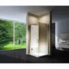 BERNSTEIN Paroi De Douche En Coin, En Verre NANO, EX403, 80 X 80 X 195cm
