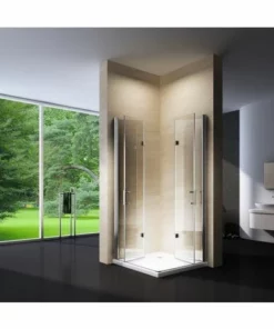 BERNSTEIN Paroi De Douche Pliante, En Verre NANO, EX213, 90 X 90 X 195cm, Sans Receveur De Douche -BERNSTEIN Shop 10583302 2
