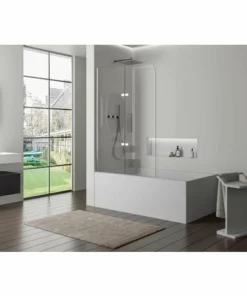 BERNSTEIN Pare Baignoire En Verre Véritable NANO EX209 - 1200 X 1400 X 6 Mm