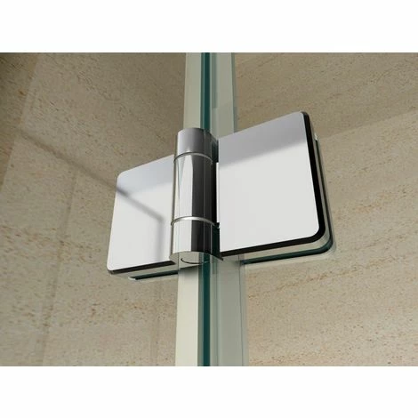 BERNSTEIN Paroi De Douche Pliante, En Verre NANO, EX213, 100 X 100 X 195cm + Receveur 6 BERNSTEIN Paroi De Douche Pliante, En Verre NANO, EX213, 100 X 100 X 195cm + Receveur – Image 4