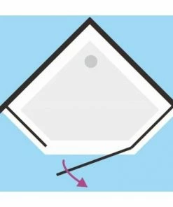 BERNSTEIN Paroi De Douche Sans Cadre Pentagonale En Verre Véritable NANO EX415 - 90x90x195cm -BERNSTEIN Shop 10583306 5