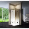BERNSTEIN Paroi De Douche Porte Pliante, En Verre Véritable NANO 6 Mm, EX213 - 90 X 90 X 195 Cm - Pour Installation En Coin -BERNSTEIN Shop 10583312 1