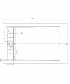 BERNSTEIN Receveur De Douche En Pierre Solide (solid Stone) 1680BG Gris Brillant 160x80x4,5cm -BERNSTEIN Shop 10583323 4