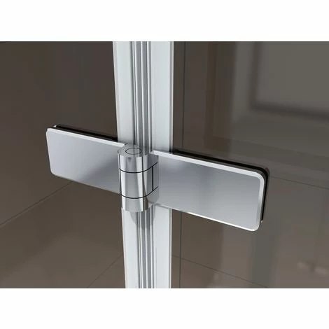 BERNSTEIN Paroi De Douche En Coin En Verre Véritable Transparent - NANO - 80x80x190cm 5 BERNSTEIN Paroi De Douche En Coin En Verre Véritable Transparent - NANO - 80x80x190cm – Image 3