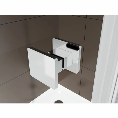 BERNSTEIN Paroi De Douche En Coin En Verre Véritable Transparent - NANO - 80x80x190cm 6 BERNSTEIN Paroi De Douche En Coin En Verre Véritable Transparent - NANO - 80x80x190cm – Image 4