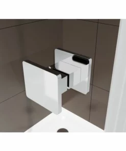 BERNSTEIN Paroi De Douche Fixe Et Porte Battante En Verre NANO Transparent 90 X 90 X 190cm -BERNSTEIN Shop 10583339 4