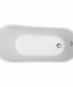 BERNSTEIN Baignoire îlot Sur Pieds PARIS Blanc - Couleur Des Pieds En Métal Et Robinetterie Sélectionnables: Sans Robinet Mitigeur, Doré -BERNSTEIN Shop 10583445 4