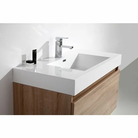 BERNSTEIN Ensemble De Salle De Bain A1000 Couleur Chêne Clair - Armoire De Toilette Et Meuble Mural En Option: Sans Miroir, Sans Meuble Mural 7 BERNSTEIN Ensemble De Salle De Bain A1000 Couleur Chêne Clair - Armoire De Toilette Et Meuble Mural En Option: Sans Miroir, Sans Meuble Mural – Image 5