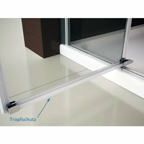 BERNSTEIN Paroi De Douche D'angle En Verre Véritable De 8mm NANO Transparent DX403 - Largeur Sélectionnable: Montage à Droite, 80cm, 70cm 4 BERNSTEIN Paroi De Douche D'angle En Verre Véritable De 8mm NANO Transparent DX403 - Largeur Sélectionnable: Montage à Droite, 80cm, 70cm – Image 2