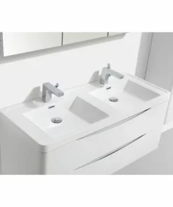 BERNSTEIN Meuble De Salle De Bain à Suspendre SMILE 1200, Blanc-lys - En Option Miroir Et Armoire Murale: Sans Miroir, Sans Meuble Mural De Droite, Sans Meuble Mural De Gauche -BERNSTEIN Shop 10583542 3
