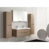 BERNSTEIN Meuble De Salle De Bain à Suspendre SMILE 1200, Chêne Clair, En Option Miroir Et Armoire Murale: Sans Miroir, Sans Meuble Mural De Droite, Sans Meuble Mural De Gauche -BERNSTEIN Shop 10583570 1