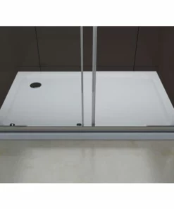 BERNSTEIN Paroi Porte De Douche En Niche - NANO Verre Véritable Transparent EX505 - Hauteur 195cm - Choix De Largeur Sélectionnable: 1000mm -BERNSTEIN Shop 10583576 4