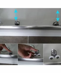 BERNSTEIN Paroi Porte De Douche En Niche - NANO Verre Véritable Transparent EX505 - Hauteur 195cm - Choix De Largeur Sélectionnable: 1000mm -BERNSTEIN Shop 10583576 5