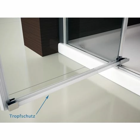BERNSTEIN Paroi De Douche D'angle En Verre Véritable De 8mm NANO Transparent DX407 - Largeur Sélectionnable: 80cm, 90cm 7 BERNSTEIN Paroi De Douche D'angle En Verre Véritable De 8mm NANO Transparent DX407 - Largeur Sélectionnable: 80cm, 90cm – Image 5