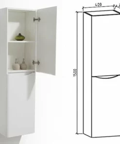 BERNSTEIN Meubles De Salle De Bain à Suspendre Smile 1000 Blanc Lys - Miroir, Armoire De Toilette Et Meuble Mural En Option: Sans Miroir, Sans Meuble Mural De Droite, Sans Meuble Mural De Gauche -BERNSTEIN Shop 10583620 5