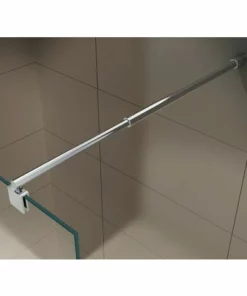 BERNSTEIN Paroi De Douche Fixe Latérale En Verre Transparent De Sécurité 8mm, EX101, Largeur Sélectionnable : 1100mm -BERNSTEIN Shop 10583636 4