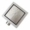 BERNSTEIN Caniveau De Douche T02 En Acier Inoxydable Pour Douche - Drain De Douche Inclus - Largeur Sélectionnable: 15 X 15 Cm -BERNSTEIN Shop 10583693 1