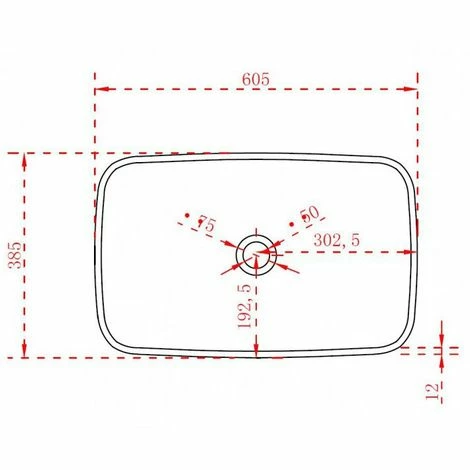 BERNSTEIN Vasque à Poser TWA06 En Fonte Minérale (Pure Acrylic) - Mat - 60,5 X 38,5 X 10,5 Cm: Sans Bonde Pop Up, Sans Cache Supplémentaire 6 BERNSTEIN Vasque à Poser TWA06 En Fonte Minérale (Pure Acrylic) - Mat - 60,5 X 38,5 X 10,5 Cm: Sans Bonde Pop Up, Sans Cache Supplémentaire – Image 4