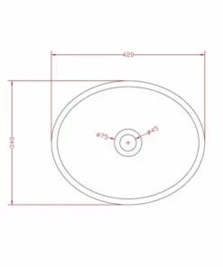 BERNSTEIN Vasque à Poser TWA29 En Fonte Minérale (Pure Acrylic) - Blanc Mat - 42x34x15cm: Sans Bonde Pop Up, Sans Cache Supplémentaire -BERNSTEIN Shop 10583742 4