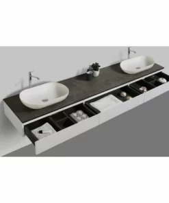 BERNSTEIN Ensemble De Salle De Bain Vision 2250 Blanc Mat - Vasque à Poser En Option: Sans Cache Supplémentaire, Sans Vasque à Poser 10 BERNSTEIN Ensemble De Salle De Bain Vision 2250 Blanc Mat - Vasque à Poser En Option: Sans Cache Supplémentaire, Sans Vasque à Poser -BERNSTEIN Shop 10583801 4