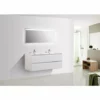BERNSTEIN Meuble Salle De Bain Alice 1200 Blanc Mat - Miroir En Option: Sans Miroir, Brillant -BERNSTEIN Shop 10583816 1